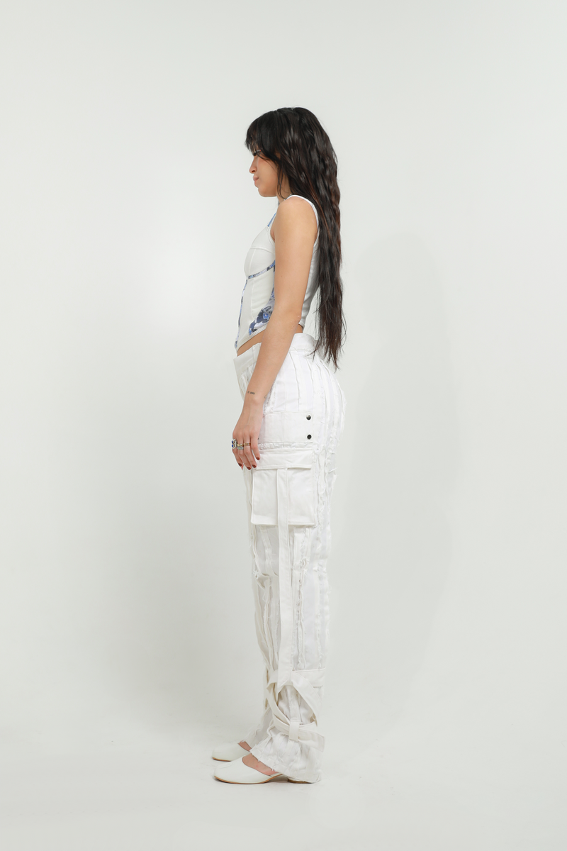PORCELAIN | KAIA UTILITY PANT